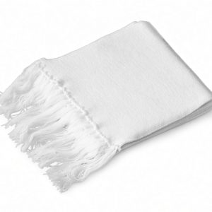 White Knitted Scarves