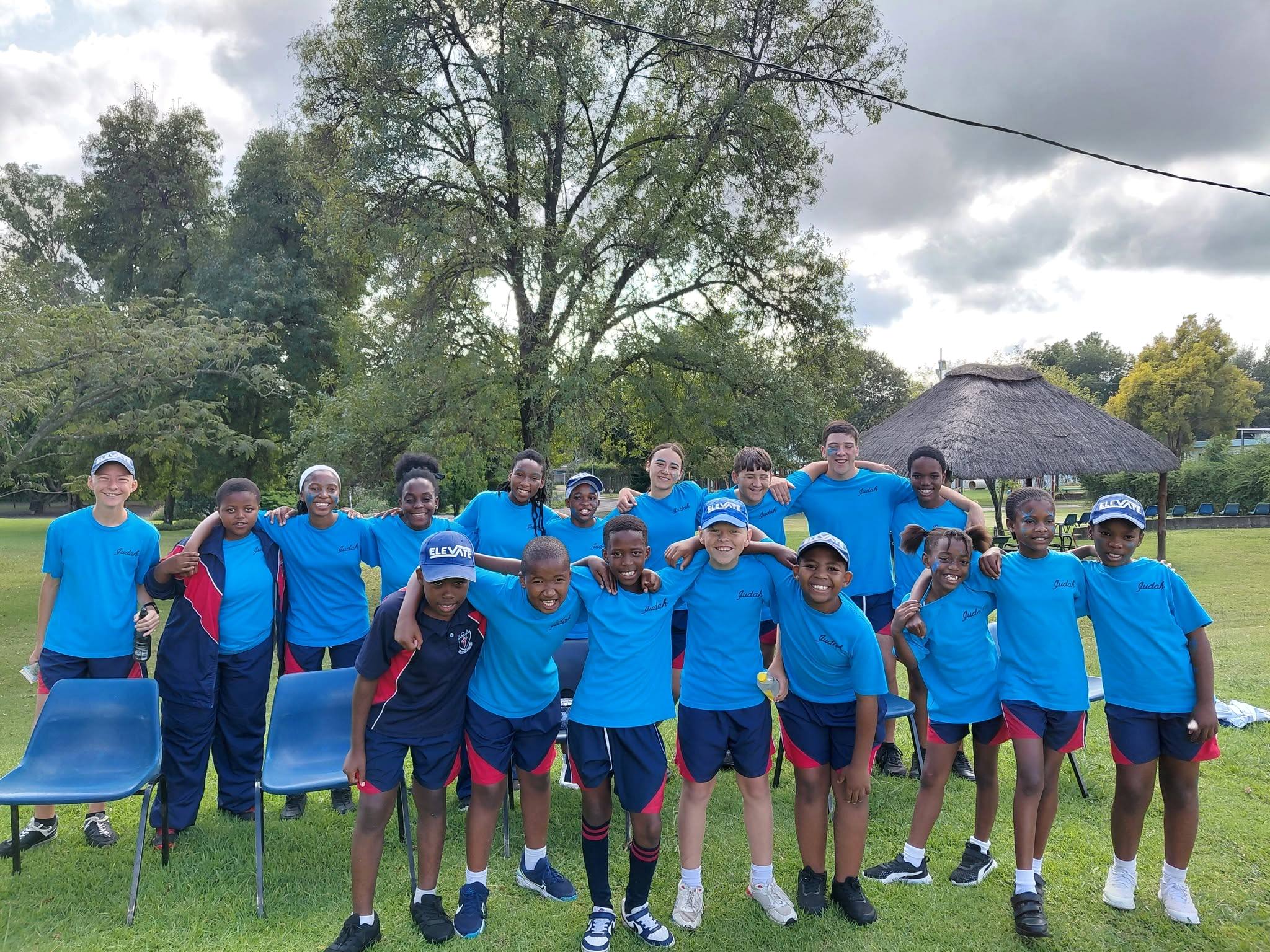 ECA learners taking part in a Judah school sports activity