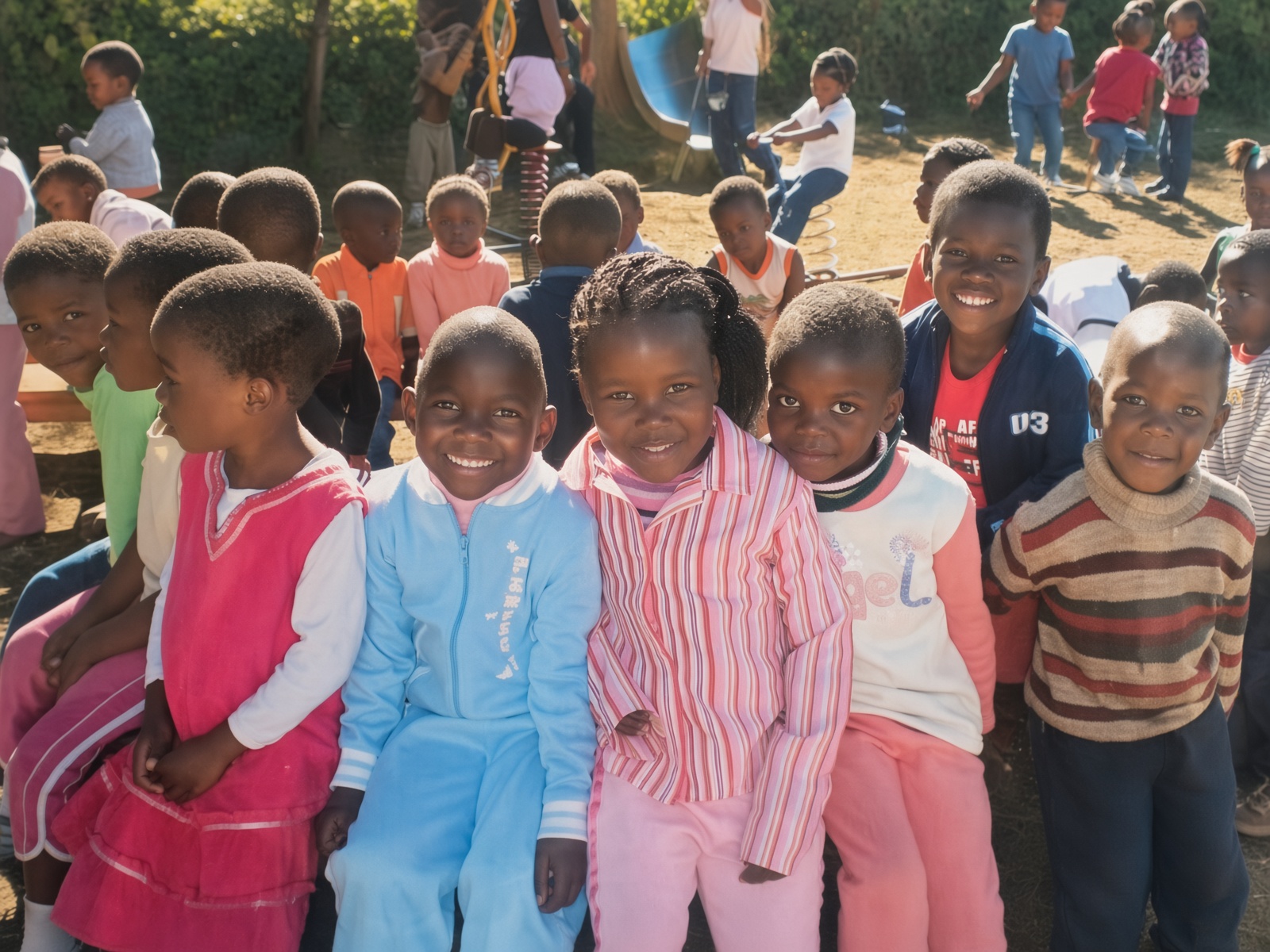 Children learning at Dayspring